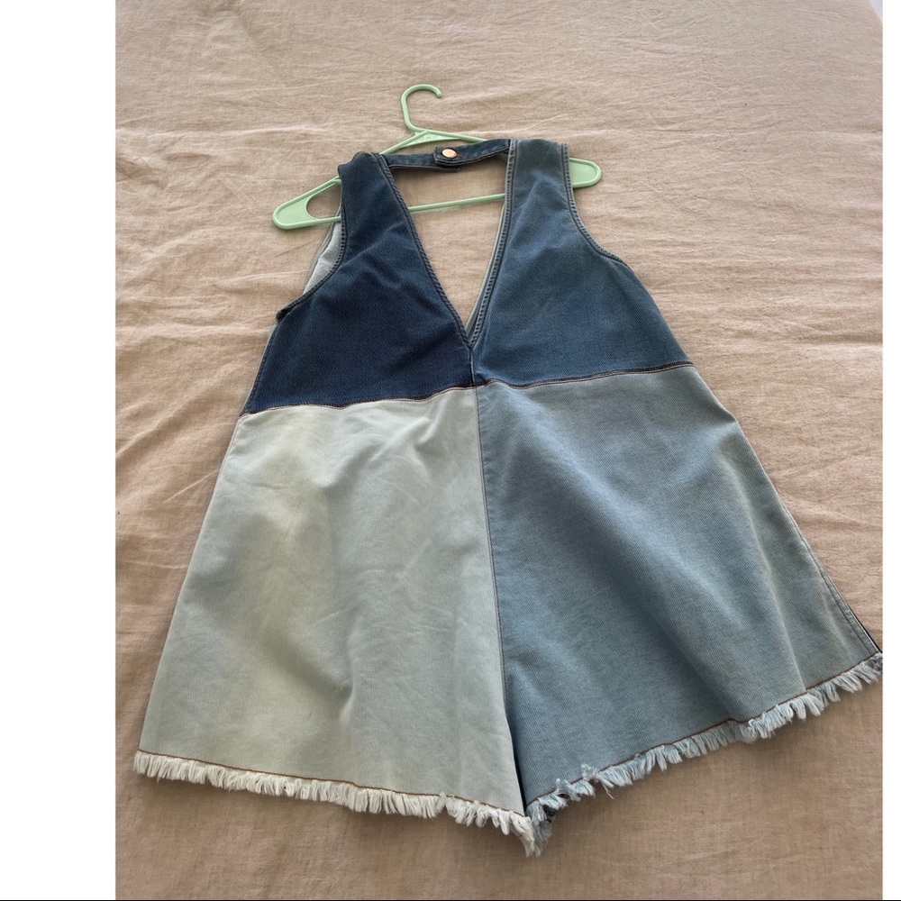 Alice Mccall Denim Romper